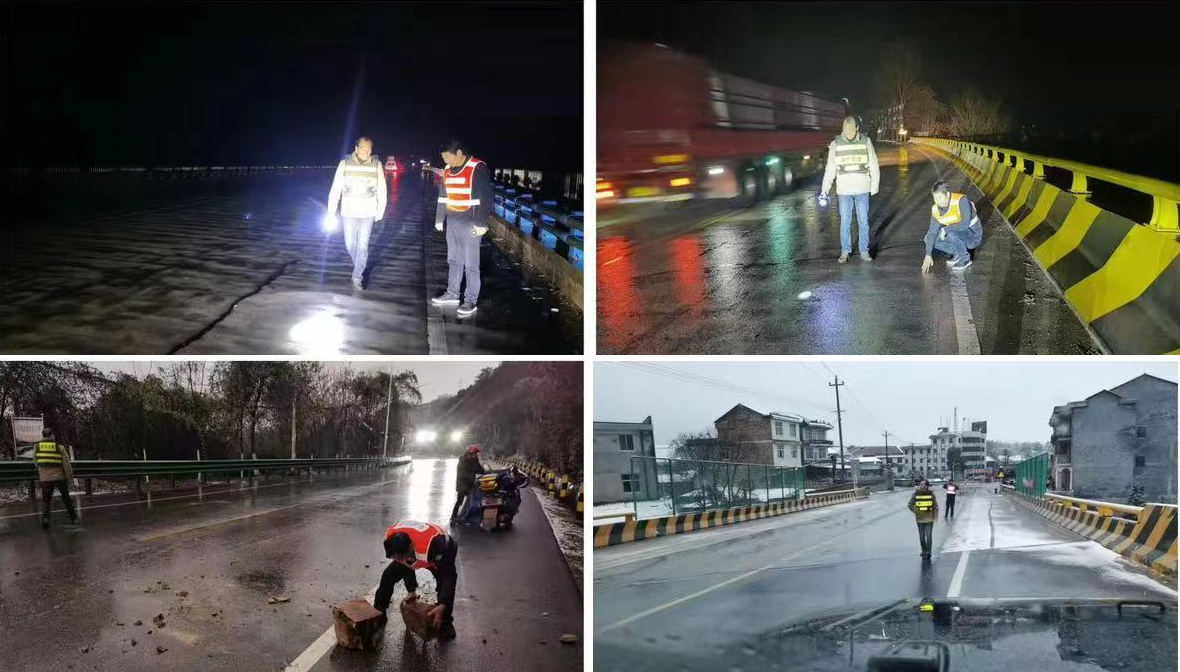 寒潮来袭，气温骤降。连日来，茶陵县各部门、单位积极应对低温雨雪冰冻天气。