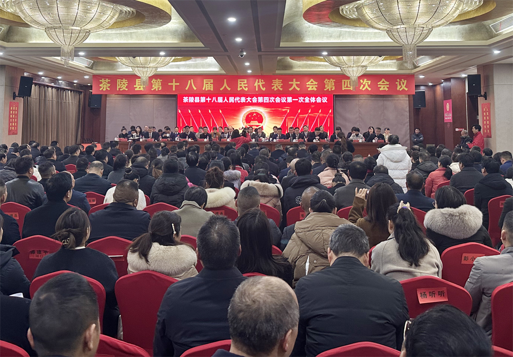 2月28日上午，备受瞩目的茶陵县第十八届人民代表大会第四次会议在华天大酒店开幕。